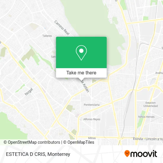 Mapa de ESTETICA D CRIS