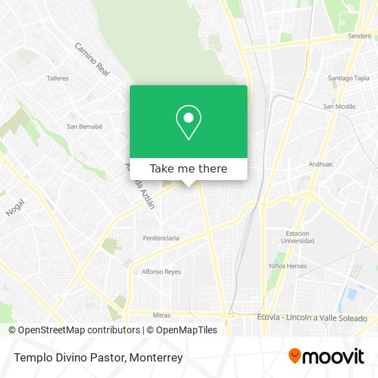 Templo Divino Pastor map