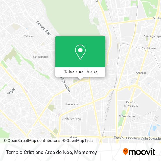 Mapa de Templo Cristiano Arca de Noe