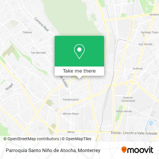 Parroquia Santo Niño de Atocha map