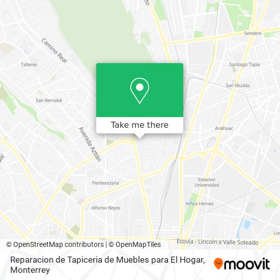 Mapa de Reparacion de Tapiceria de Muebles para El Hogar