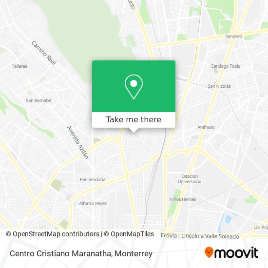 Centro Cristiano Maranatha map