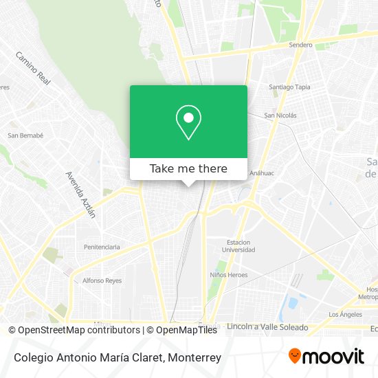 Mapa de Colegio Antonio María Claret