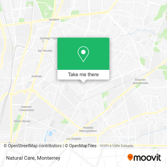 Natural Care map