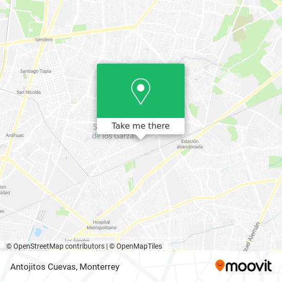 Mapa de Antojitos Cuevas