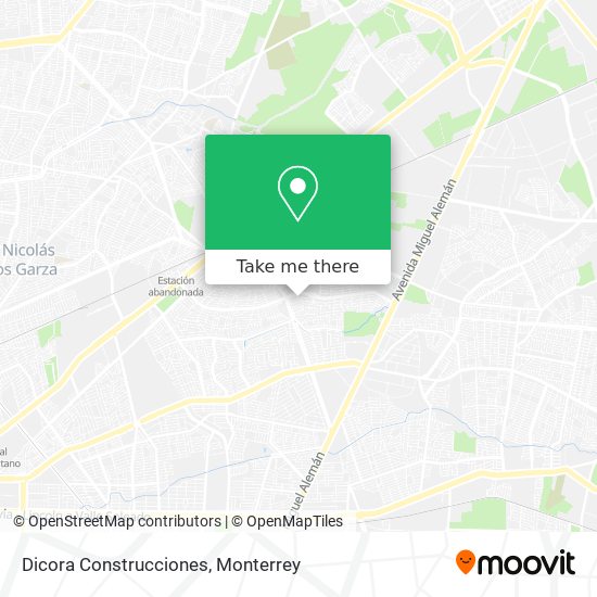 Dicora Construcciones map