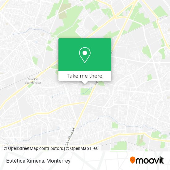 Estética Ximena map
