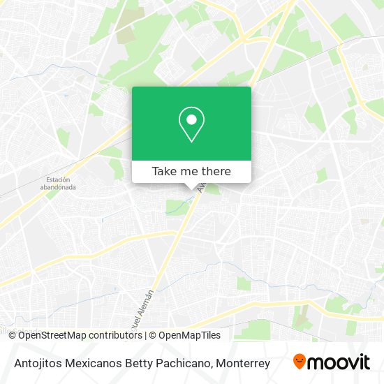 Antojitos Mexicanos Betty Pachicano map
