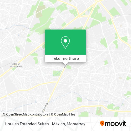 Mapa de Hoteles Extended Suites - México