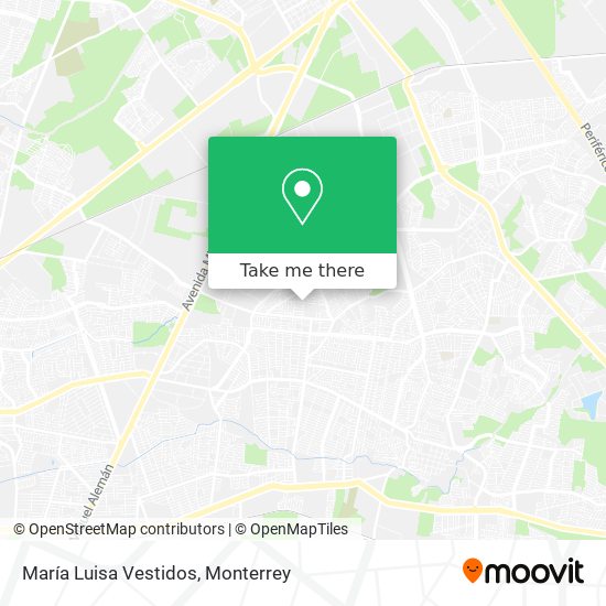 Mapa de María Luisa Vestidos