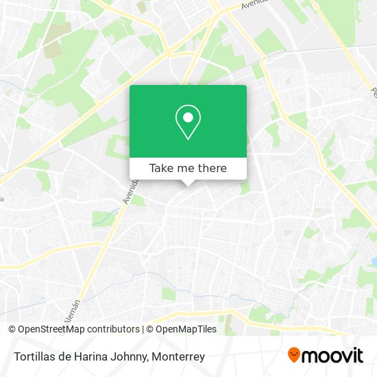 Tortillas de Harina Johnny map