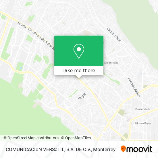 COMUNICACIóN VERSáTIL, S.A. DE C.V. map