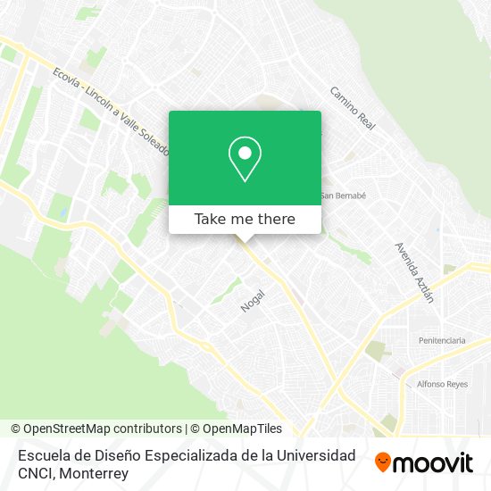 Escuela de Diseño Especializada de la Universidad CNCI map