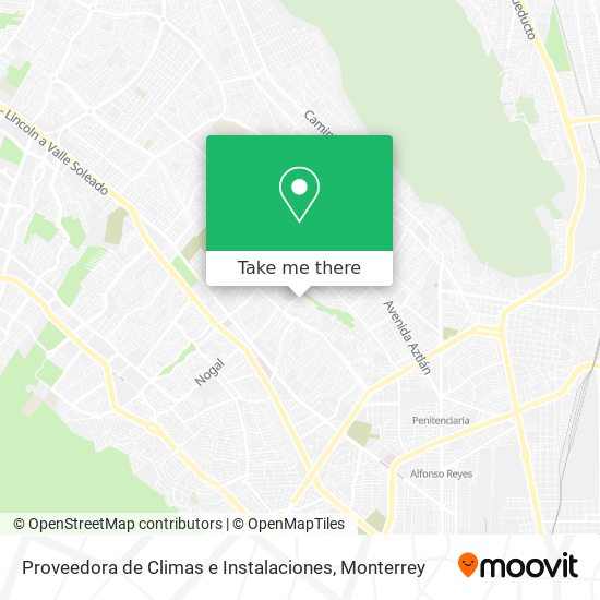Proveedora de Climas e Instalaciones map