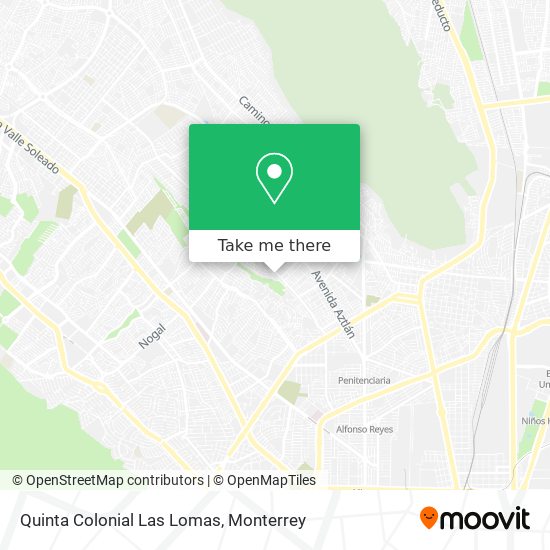 Quinta Colonial Las Lomas map