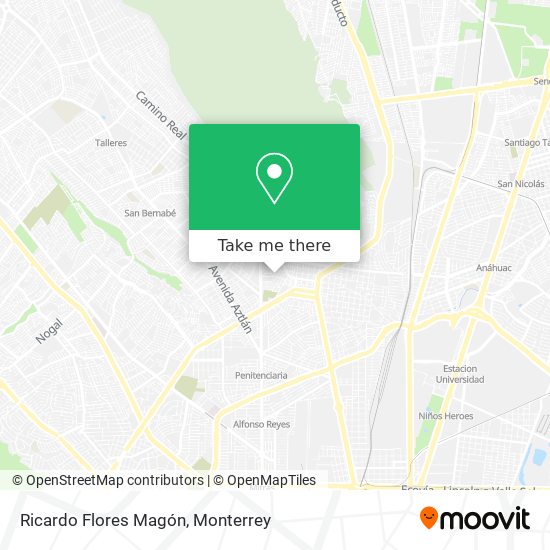 Ricardo Flores Magón map
