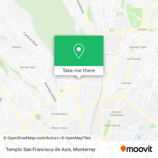 Mapa de Templo San Francisco de Asís