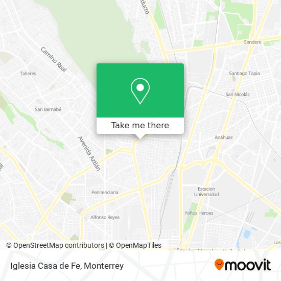 Mapa de Iglesia Casa de Fe