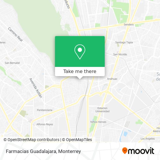 Farmacias Guadalajara map