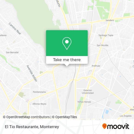 El Tio Restaurante map