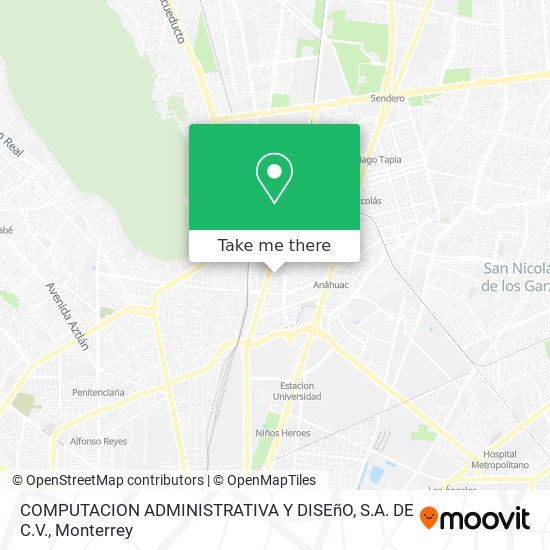 COMPUTACION ADMINISTRATIVA Y DISEñO, S.A. DE C.V. map
