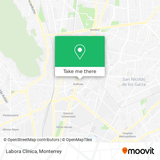 Mapa de Labora Clínica