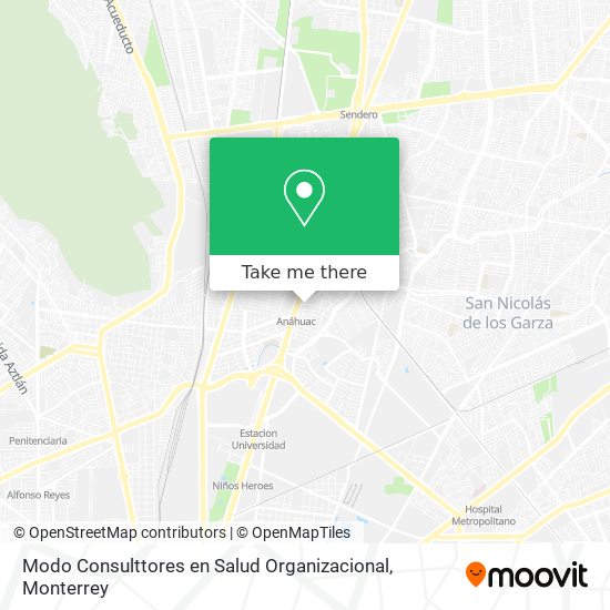 Mapa de Modo Consulttores en Salud Organizacional