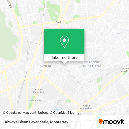 Always Clean Lavanderia map