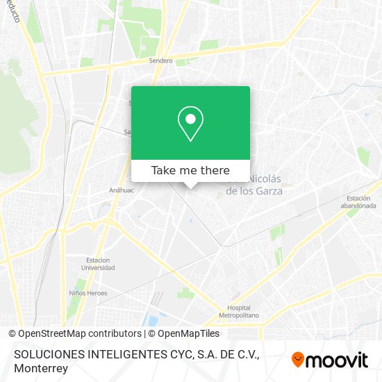 SOLUCIONES INTELIGENTES CYC, S.A. DE C.V. map
