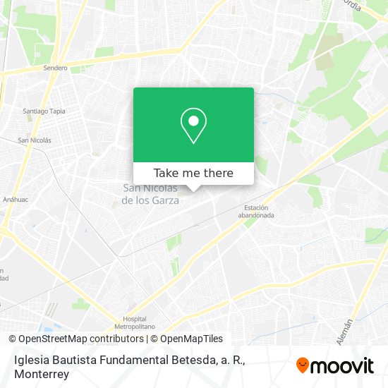 Iglesia Bautista Fundamental Betesda, a. R. map