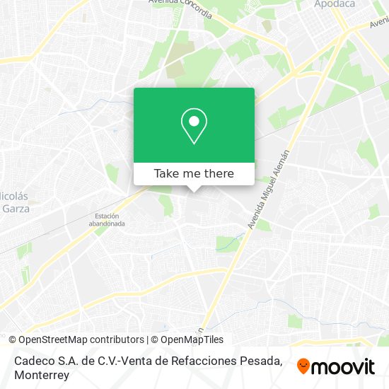 Cadeco S.A. de C.V.-Venta de Refacciones Pesada map