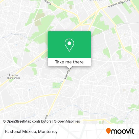 Mapa de Fastenal México