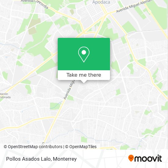 Mapa de Pollos Asados Lalo