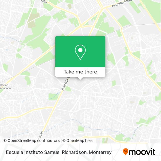 Mapa de Escuela Instituto Samuel Richardson