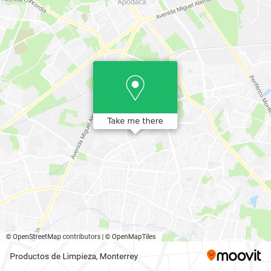 Productos de Limpieza map