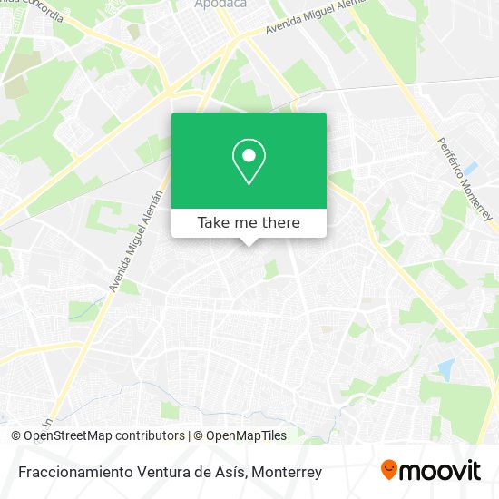 Fraccionamiento Ventura de Asís map