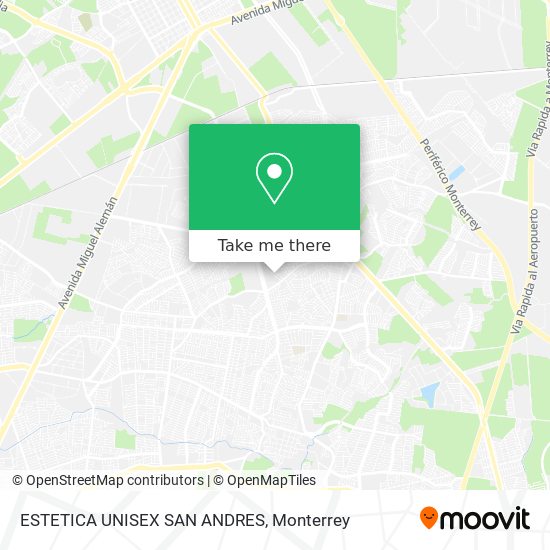ESTETICA UNISEX SAN ANDRES map