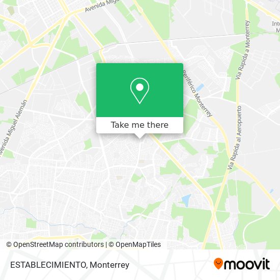 Mapa de ESTABLECIMIENTO
