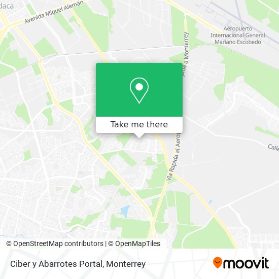 Ciber y Abarrotes Portal map
