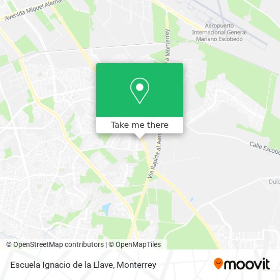 Escuela Ignacio de la Llave map