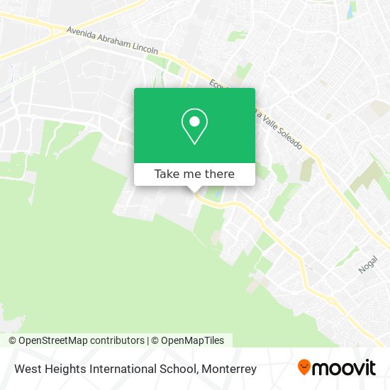 West Heights International School map