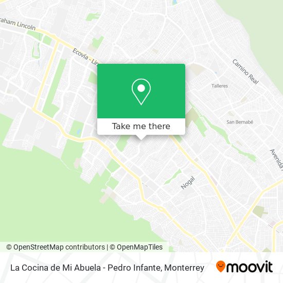 La Cocina de Mi Abuela - Pedro Infante map