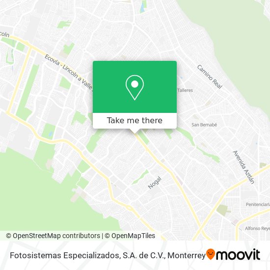 Mapa de Fotosistemas Especializados, S.A. de C.V.