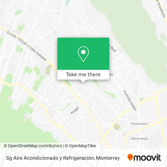 Mapa de Sg Aire Acondicionado y Refrigeración