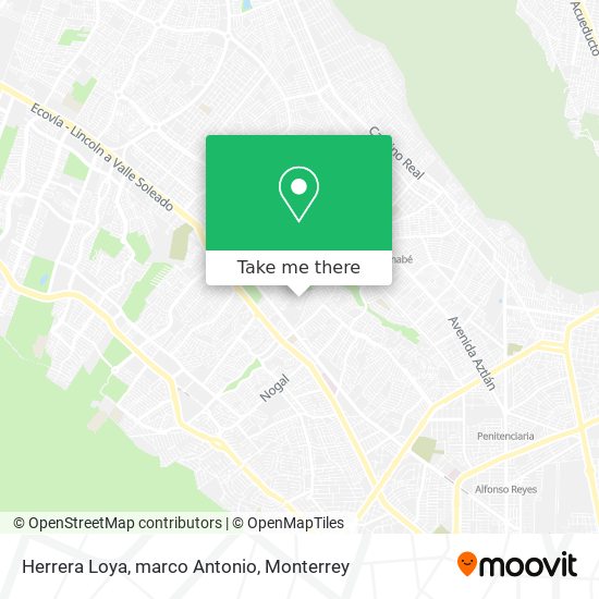 Herrera Loya, marco Antonio map