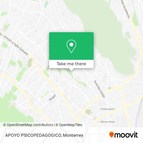 APOYO PSICOPEDAGOGICO map