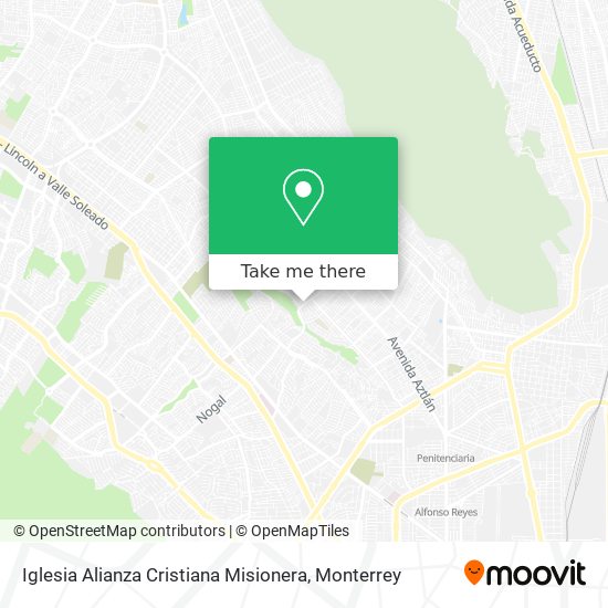 Mapa de Iglesia Alianza Cristiana Misionera