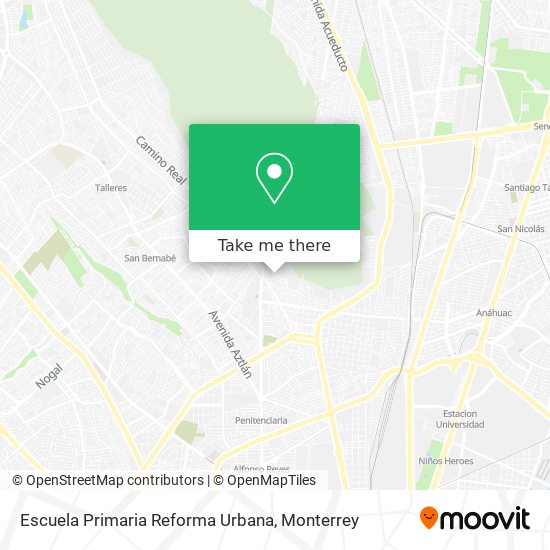 Escuela Primaria Reforma Urbana map