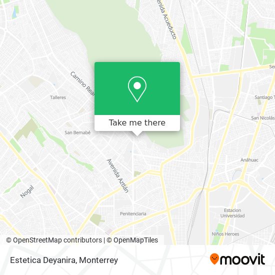 Mapa de Estetica Deyanira