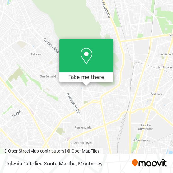 Iglesia Católica Santa Martha map
